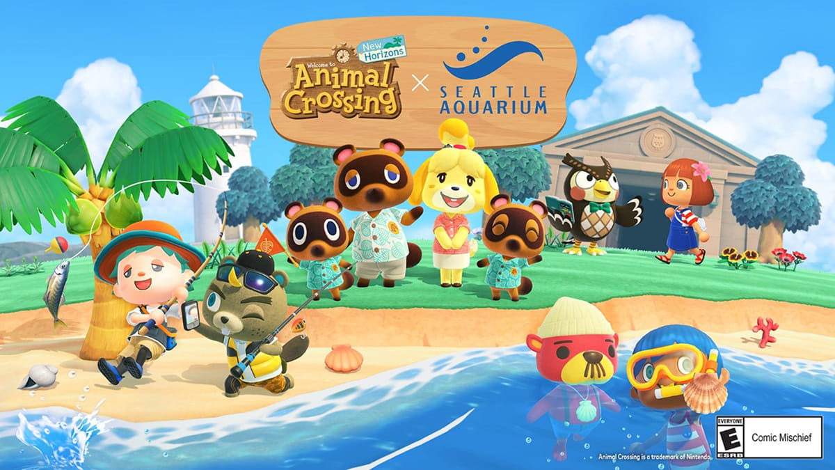 Animal Crossing: New Horizons X Seattle Aquarium Partnership event image